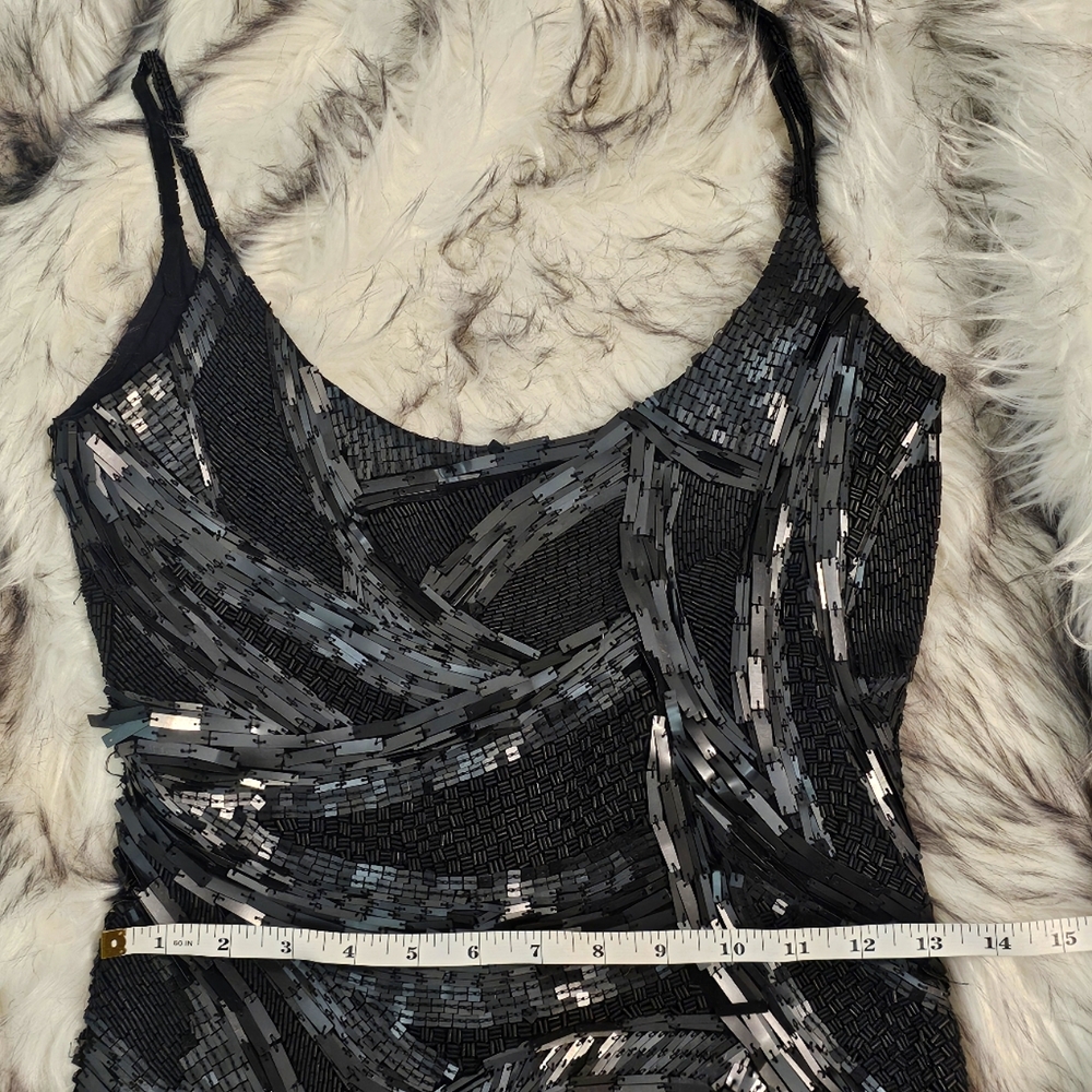 2008 AllSaints Fifi Hand Embroidered Dress - Picture 6 of 12